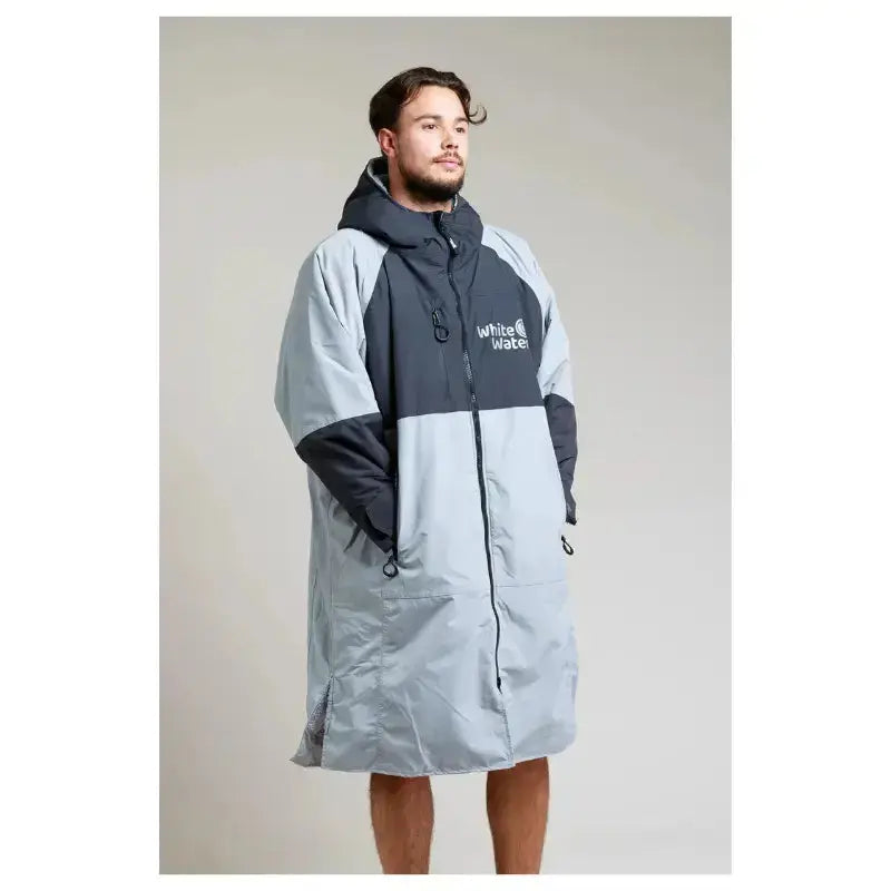 Swimming Robe Steel Grey | Adults Unisex Hard Shell Robe Swimcore