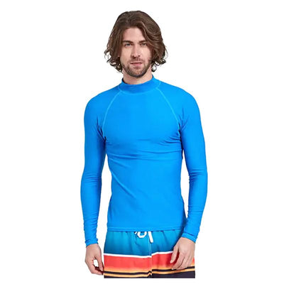 Swimming Mens Rash Guard | Long Sleeves Men Swim Shirt Swimcore