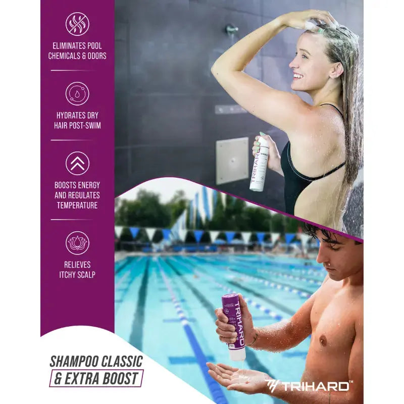 After Swim Swimmer Shampoo | Swimming Shampoo Extra Boost Swimcore