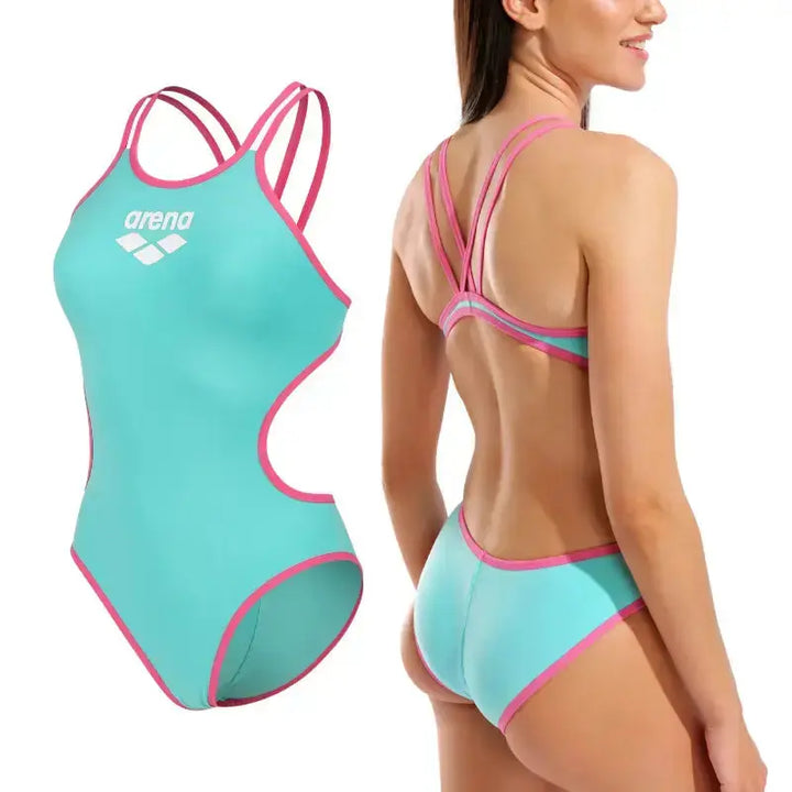 Arena One Women Competitive swimwear | Double Cross Back Swimsuit Swimcore