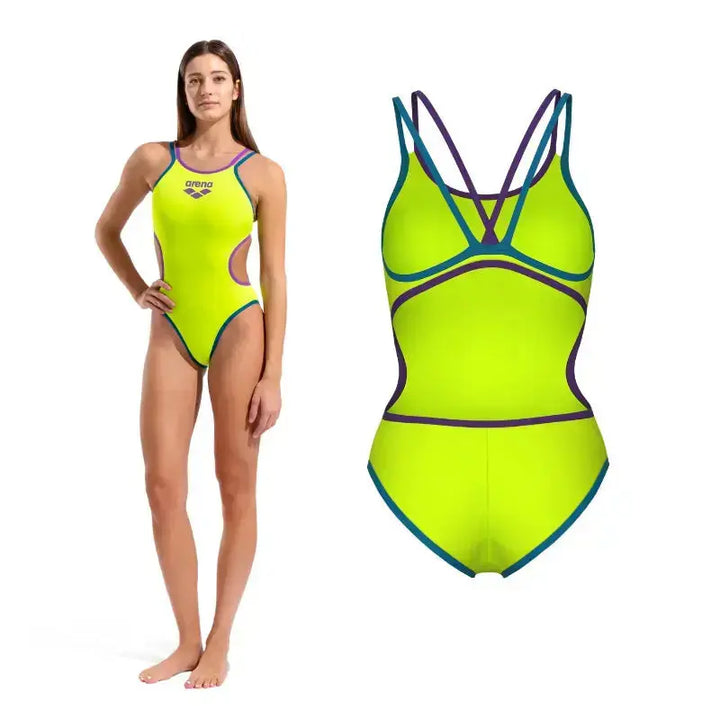 Arena One Women Competitive swimwear | Double Cross Back Swimsuit Swimcore
