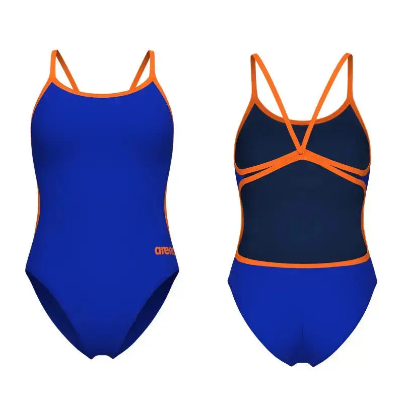 Arena One Women Swimsuit | Solid Lace Back Swimsuit Swimcore