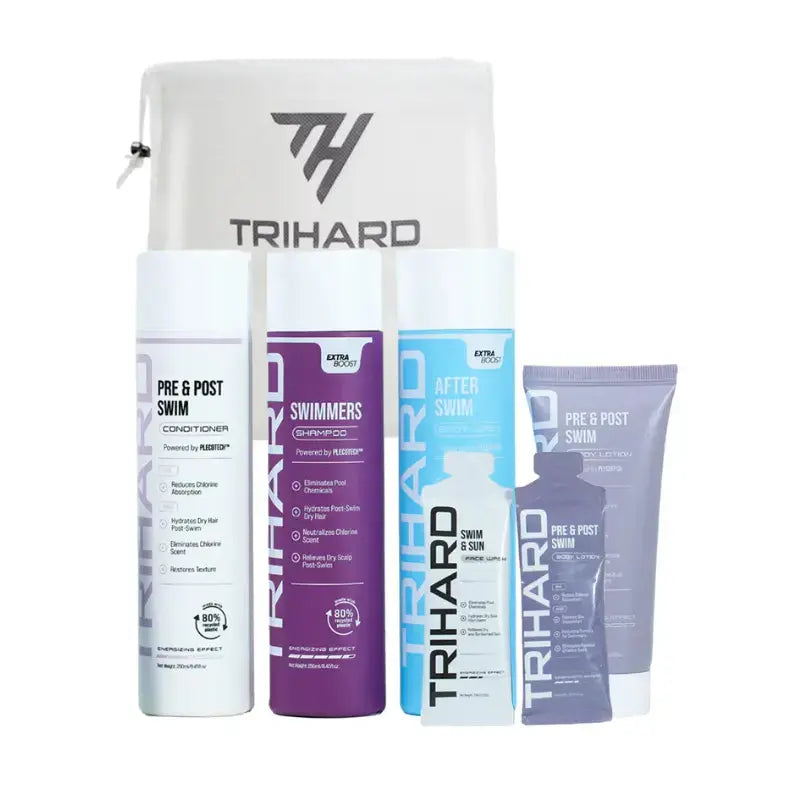 Athletic Swimmer Skin Care Combo | Pre & Post Swim Body & Hair Care Bundle Fast Bundle