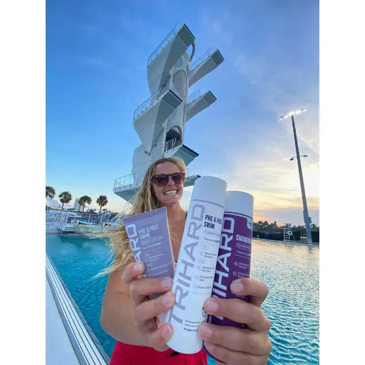 Athletic Swimmer Skin Care Combo | Pre &amp; Post Swim Body &amp; Hair Care Bundle Fast Bundle