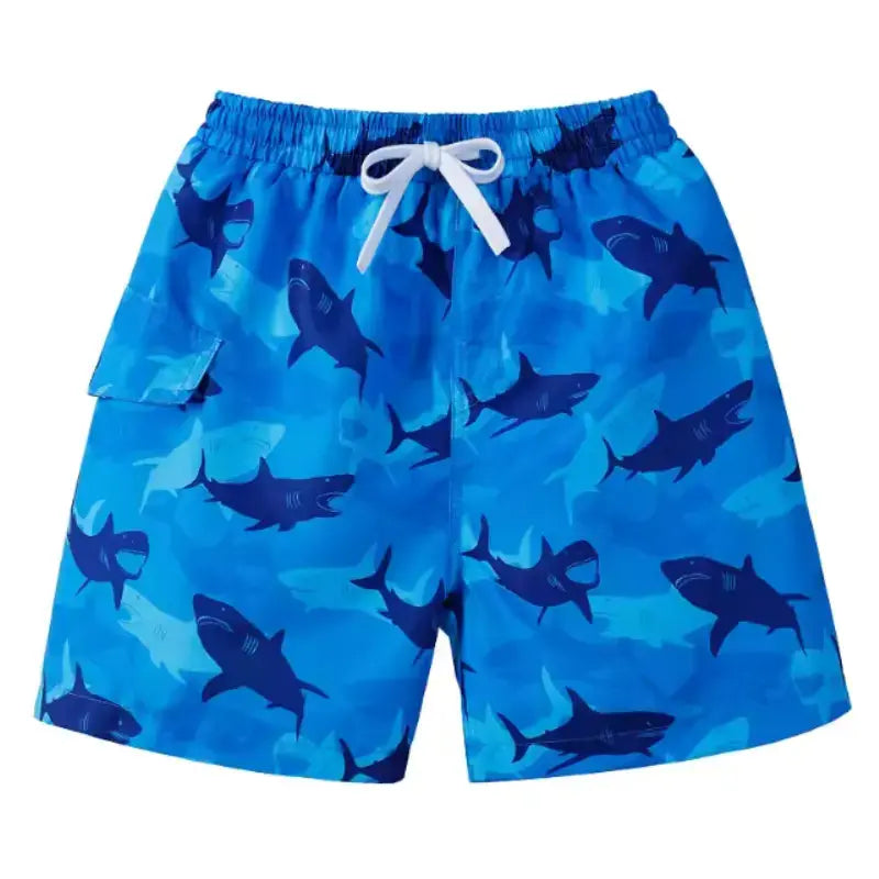 Boys Kids Swimming Trunks | 5-14 yo Children Swim Shorts Swimcore