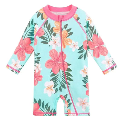 Cartoon Swimwear for Children | One-Piece Suits Long Sleeve Swimcore