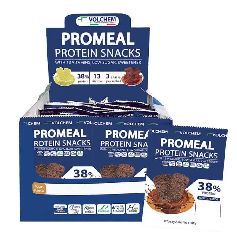 Energy Snack Protein Pack | PROMEAL® (38% protein snack) 16 x 37.5g Swimcore