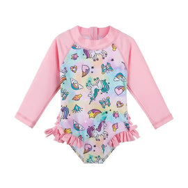 Girls Pool Swimwear Toddler | Sea Animals Swimsuit Designs 0-6 Years Old Swimcore