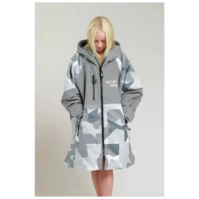 Kids After Swimming Robe | Unisex Kids Arctic Camo Robe Swimcore