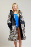 Kids After Swimming Robe | Unisex Kids Leopard Print Robe Swimcore