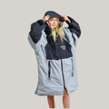 Kids After Swimming Robe | Unisex Kids Steel Grey Robe Swimcore