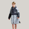 Kids After Swimming Robe | Unisex Kids Steel Grey Robe Swimcore