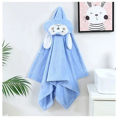 Kids Coral Fleece Towel | Baby Poncho Fleece Towel Swimcore