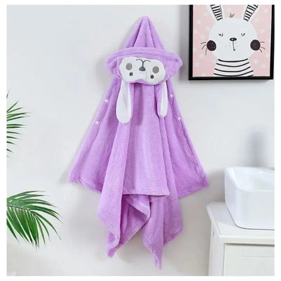 Kids Coral Fleece Towel | Baby Poncho Fleece Towel Swimcore