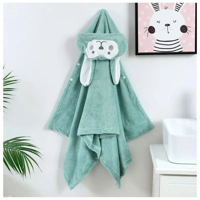 Kids Coral Fleece Towel | Baby Poncho Fleece Towel Swimcore