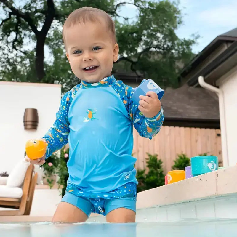 Kids Long Sleeved Swim Vest | Rash Vest Children Boys Swimcore