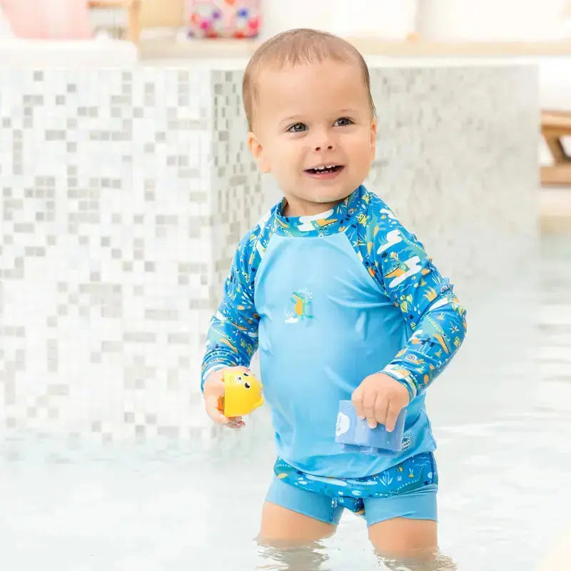 Kids Long Sleeved Swim Vest | Rash Vest Children Boys Swimcore