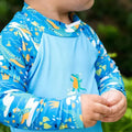 Kids Long Sleeved Swim Vest | Rash Vest Children Boys Swimcore