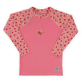Kids Long Sleeved Swim Vest | Rash Vest Strawberry Field Swimcore