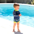 Kids Long Sleeved Swim Vest | Rash Vest Turtle Tide Swimcore