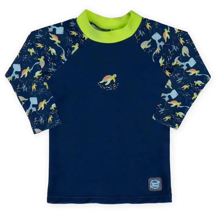 Kids Long Sleeved Swim Vest | Rash Vest Turtle Tide Swimcore
