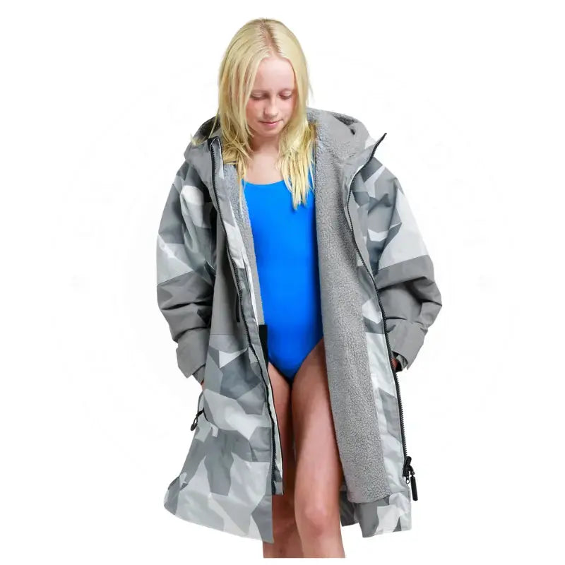 Kids Pool Swimming Robe | Arctic Unisex Hard Shell Robe Swimcore