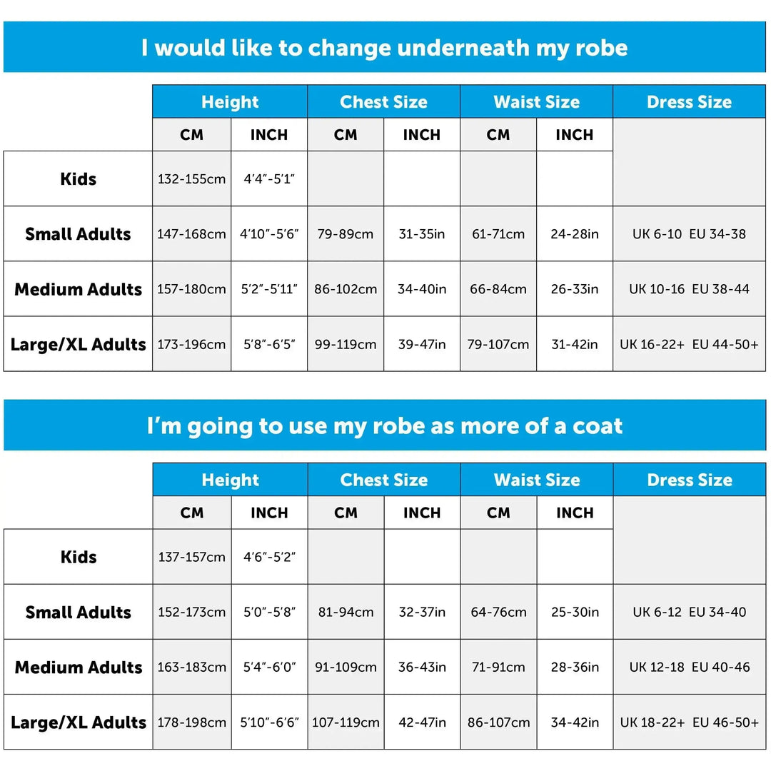 Kids Pool Swimming Robe | Steel Grey Unisex Hard Shell Robe Swimcore