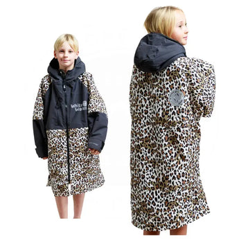 Kids Pool Swimming Robe | Leopard Print Unisex Robe Swimcore