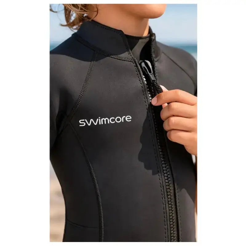 Kids Shorty Wetsuit Neoprene | Swimcore Front Zip Thermal Wetsuit Swimcore