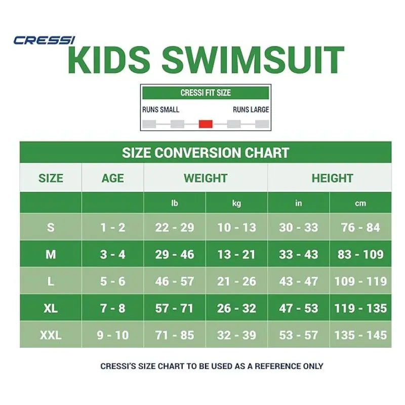 Kids Swimming Pool Wetsuit | Cressi Kids Swimming Suits Swimcore