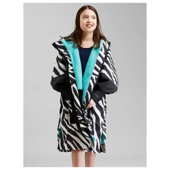 Kids Swimming Robe Unisex | Zebra Print Kid Swim Robe Swimcore
