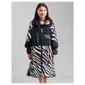 Kids Swimming Robe Unisex | Zebra Print Kid Swim Robe Swimcore