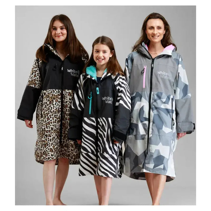 Kids Swimming Robe Unisex | Zebra Print Kid Swim Robe Swimcore