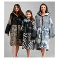 Kids Swimming Robe Unisex | Zebra Print Kid Swim Robe Swimcore