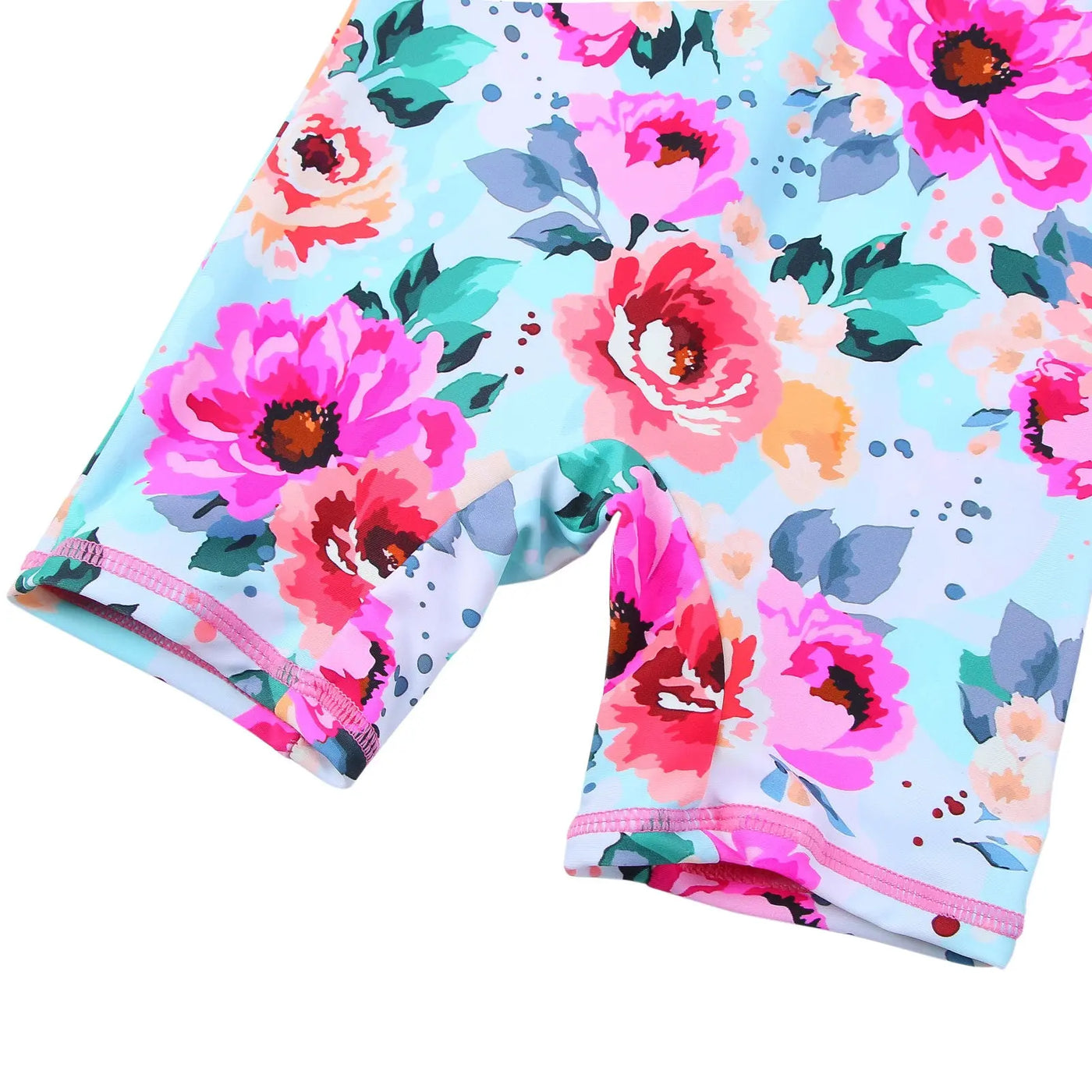 ​Baby's Floral Long Sleeve Swimsuit | Kids Swimming Suit - SwimcoreBaby's Floral Long Sleeve Swimsuit