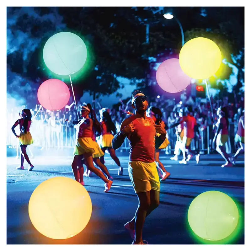 LED Inflatable Pool Ball | Floating Pool Light-Up Sphere Swimcore