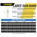 Ladies Rashguard Long Sleeve | UV50+ Cressi Swim Top Swimcore