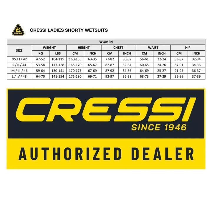 Lady Wetsuit Cressi Altum | 3 mm Women&