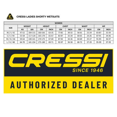 Lady Wetsuit Cressi Altum | 3 mm Women's Wetsuits Cressi