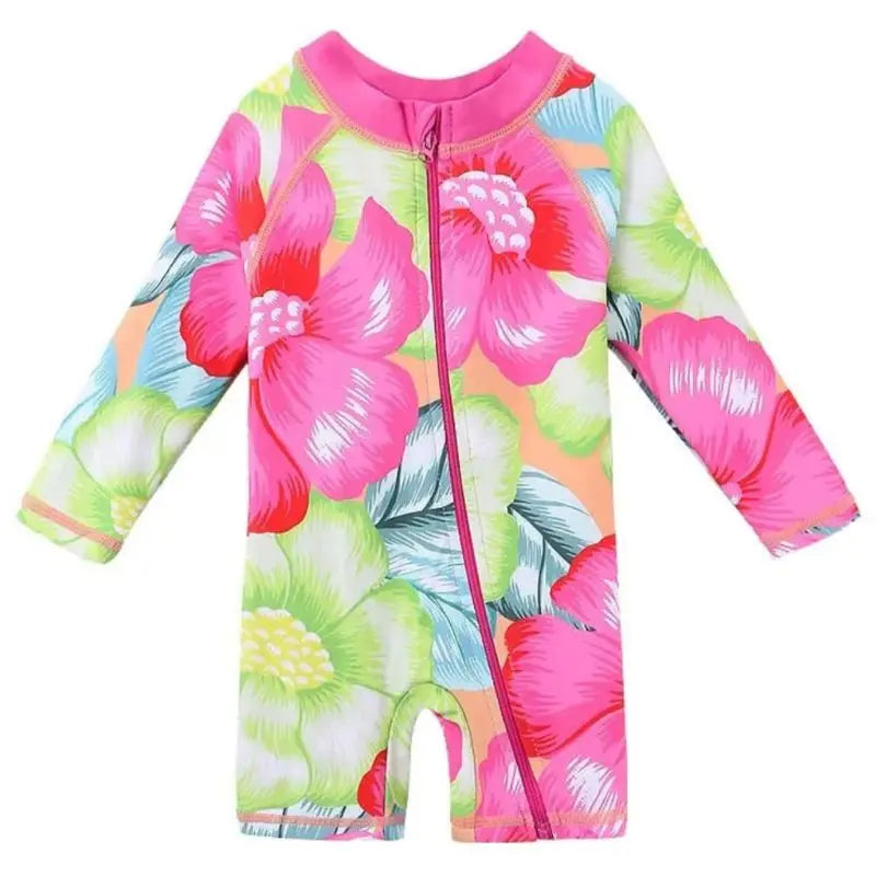 Long Sleeve Baby Swimwear | Swimcore Kids Swimsuit 0-6 yo Swimcore