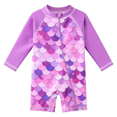 Long Sleeve Swimsuit for Girls | Swimcore Kids Swimwear 0-6 yo Swimcore