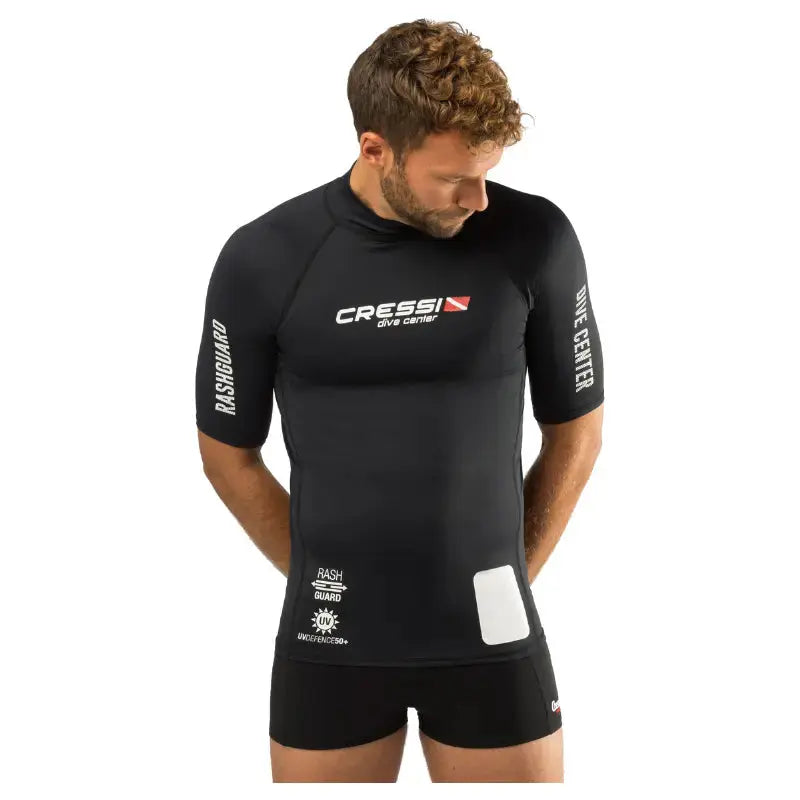Men Pool Diving Rashguard | Cressi Dive Center T-Shirt Swimcore