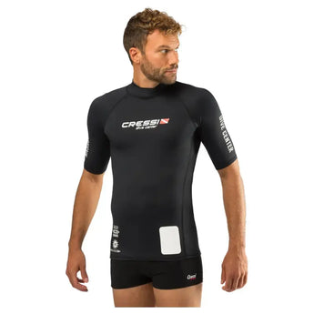 Men Pool Diving Rashguard | Cressi Dive Center T-Shirt Swimcore