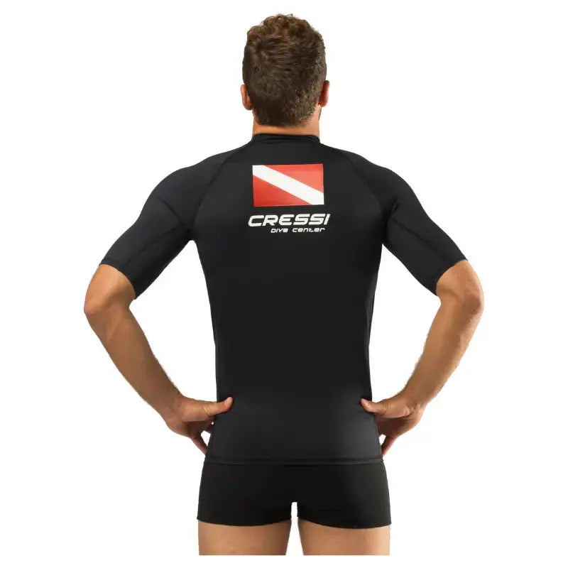 Men Pool Diving Rashguard | Cressi Dive Center T-Shirt Swimcore