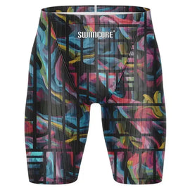 Men Sports Jammer Swimwear | Swimcore Male Athletic Swimming Swimcore