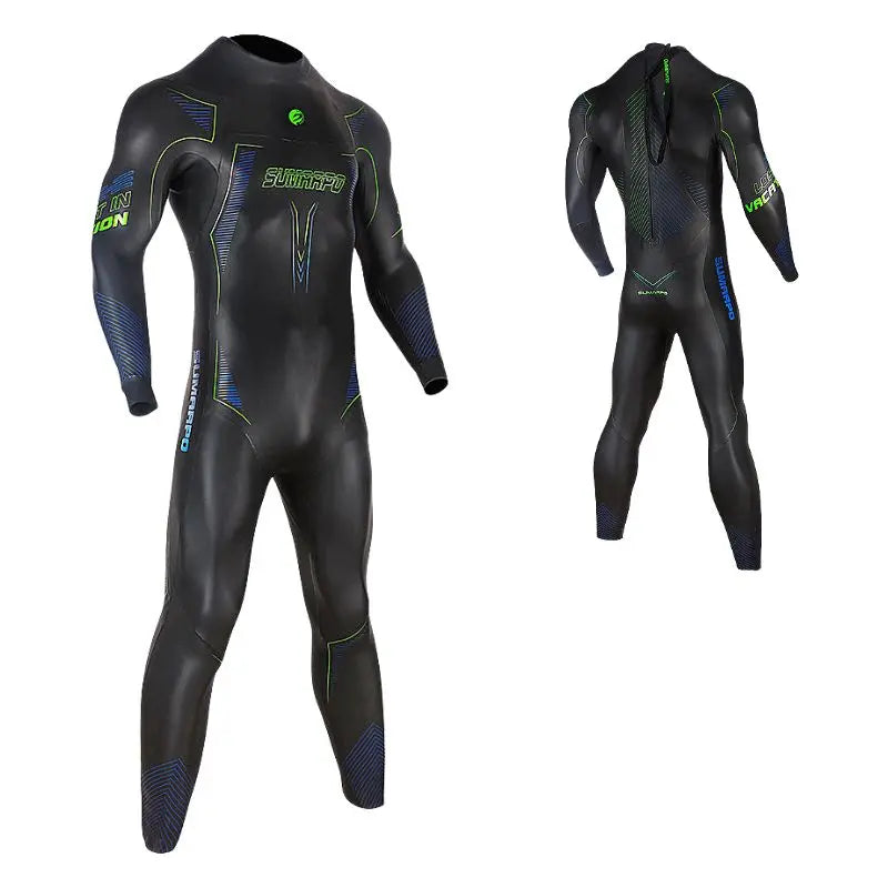 Men Triathlon Swimming Wetsuit | Long-Sleeve Wetsuits Swimcore