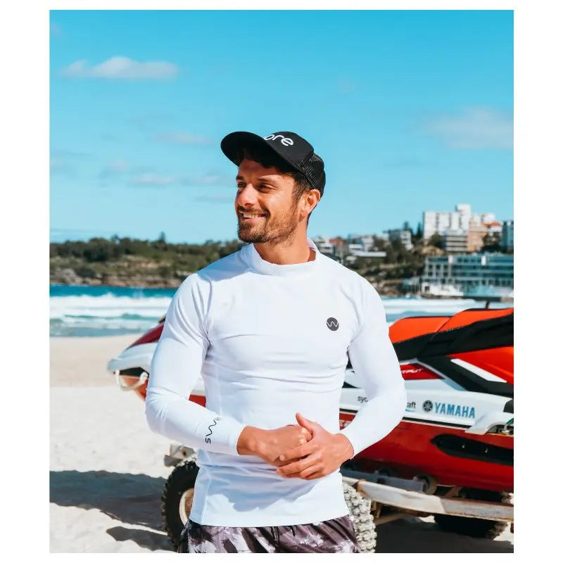 Mens Rash Guard Long Sleeve | Swimcore Men's Rash Guard Swimcore