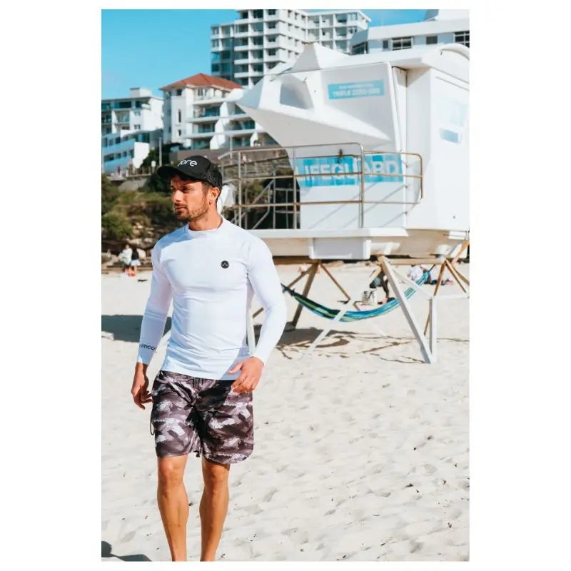 Mens Rash Guard Long Sleeve | Swimcore Men's Rash Guard Swimcore