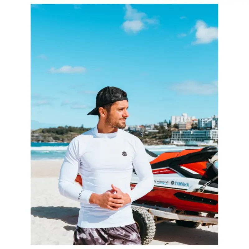 Mens Rash Guard Long Sleeve | Swimcore Men's Rash Guard Swimcore