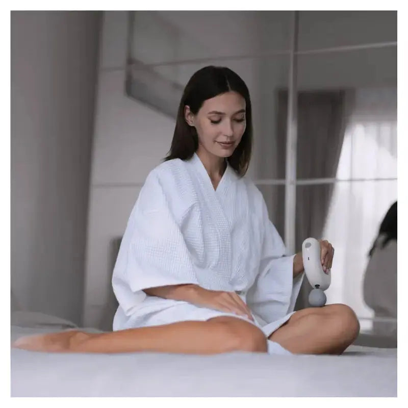 Portable Deep Tissue Massager | Aura Mini Massage Gun Swimcore